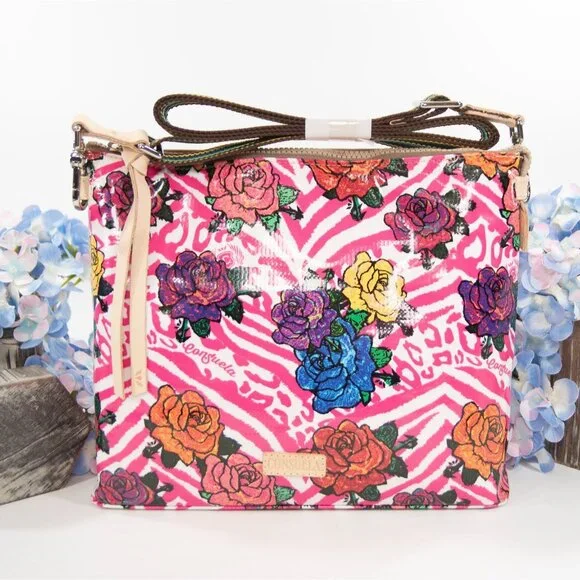 Consuela Frutti Floral Downtown Crossbody Bag NWT - Picture 1 of 8